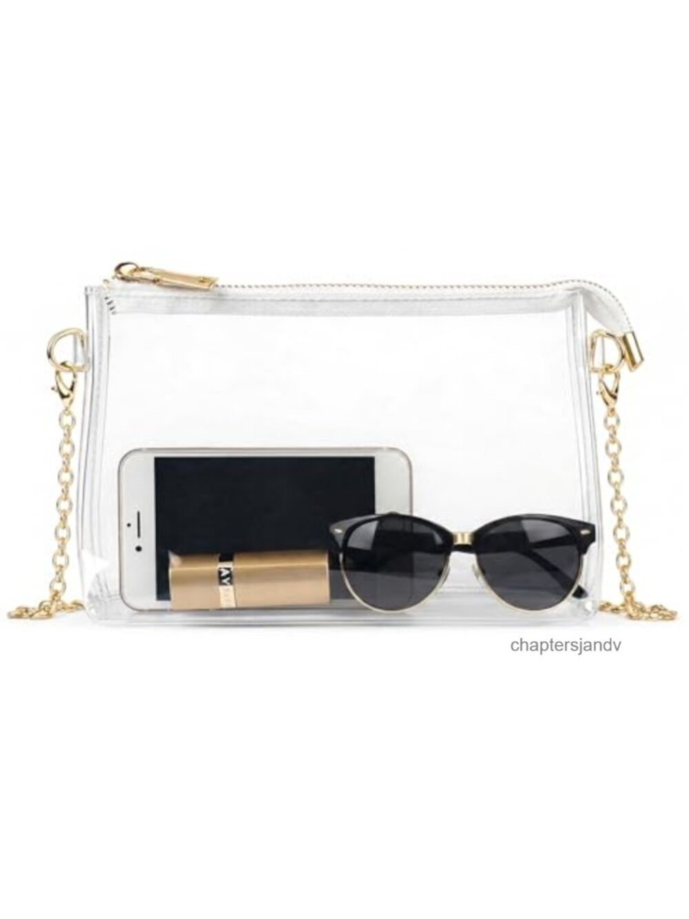 Clear Crossbody Purse Stadium Approved Concert Bag PVC